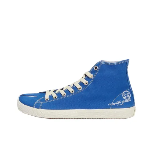 Maison Margiela Устойчивые к истиранию высокие кроссовки для скейтбординга женские синие