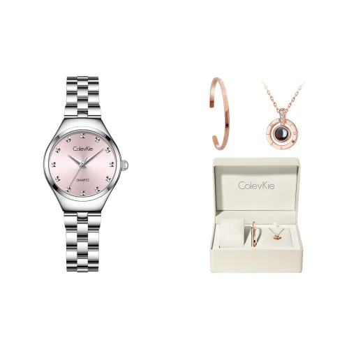 ColevKie Кварцевый механизм нержавеющая сталь ремешок для часов женские часы многоцветный циферблат