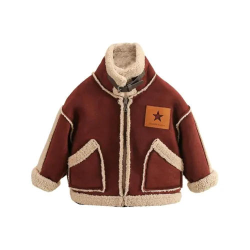 Mu Qingqing Бургунди Kids Куртки