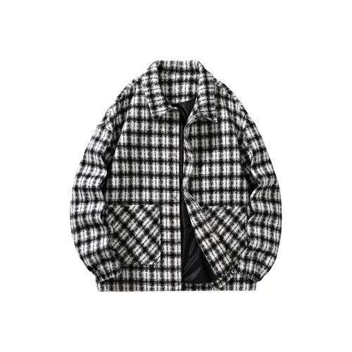 Tingqu Куртка Мужская Черный Белый Бежевый Коричневый