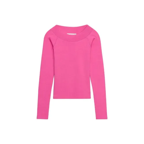 ZARA Collaboration Темно-фиолетовые и красные женские футболки T