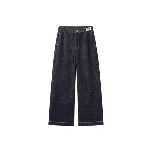 SNOOPY Темно-синие женские джинсы