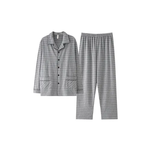 FENTENGCARE Серый Мужской Пижамный Комплект