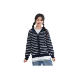 Королевский синий, основа с белыми полосами, широкие полосы