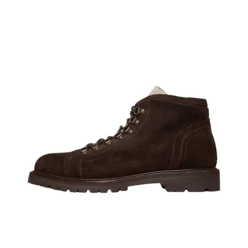 SCAROSSO Theodore Martin Boot 3,5cm Мужской Мокко
