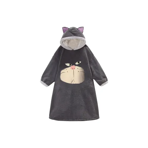 Yunpo Meow Sleep Robe Женские Банные халаты