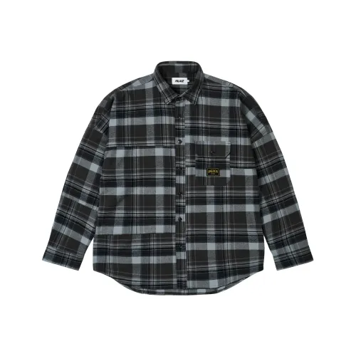 PALACE FW25 LUMBER Як Пэтч Оверсерк Вискоза Рубашка Унисекс