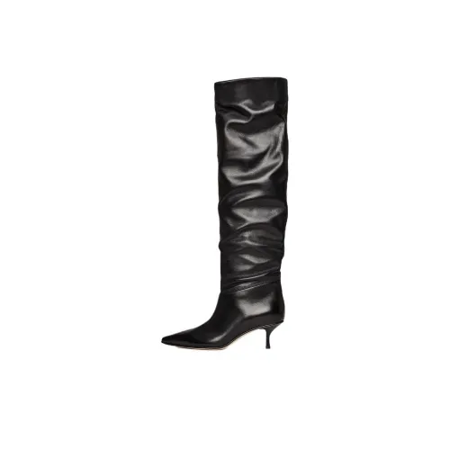 SCAROSSO Barbara Knee-High Boots 6 см Женские Черные