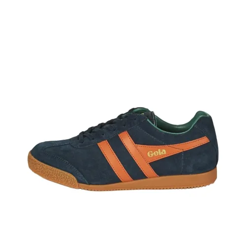 Gola CLASSICS HARRIER Low Топ Немецкие армейские кроссовки Мужской Морской синий