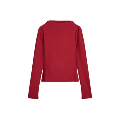 ZARA Red Женские T-рубашки
