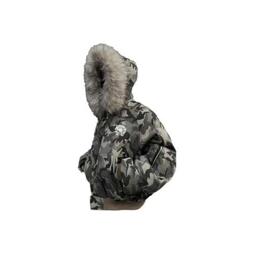 YICHEN Камуфляж Унисекс Пуховики