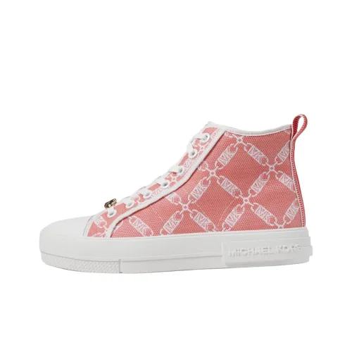 MICHAEL KORS EVY Высокие Кроссовки для скейтбординга Женские Красные