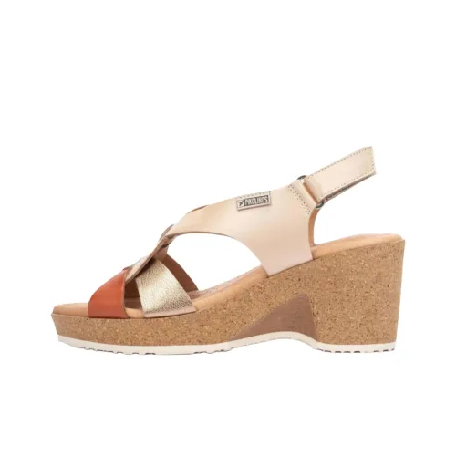 PIKOLINOS ARENALES One Ремень Сандалии 8 см Женские Золотые