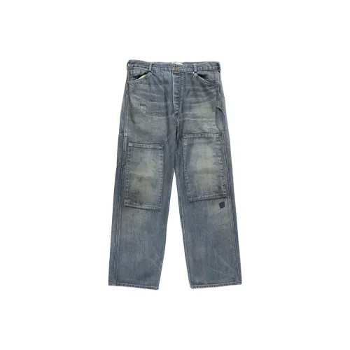 Bowwow FW25 MINER'S REPAIRED Деним Work Брюки Jeans Unisex