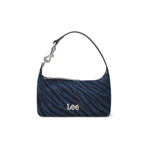 Lee ПУ (полиуретан) текстильная смесь через плечо сумка женская зебра синий черный леопардовый принт синий