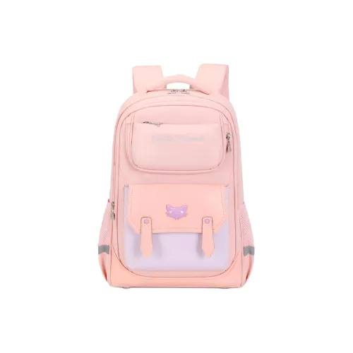 Gu Shang Lai Oxford Ткань Рюкзак Большой Детский Розовый