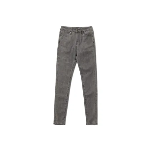 SO ILL Дымчато-серый Женские Джинсы