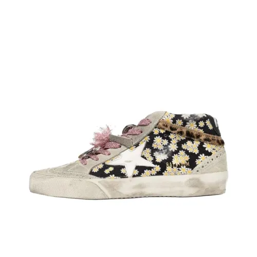 Golden Goose Mid Star MID Топ Скейтборд Кроссовки Женские Серые