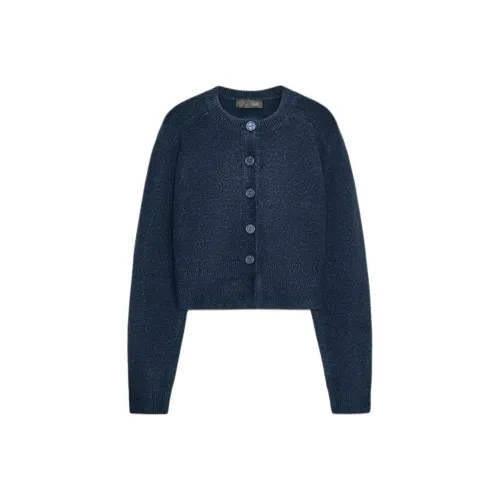 ZARA Морской синий Женский Трикотаж