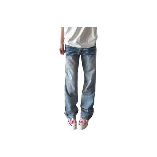 DEAR BETSY Синий Унисекс Джинсы