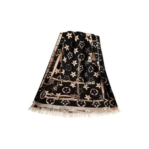 JW Искусственный кашемир Вязаные шарфы Женские