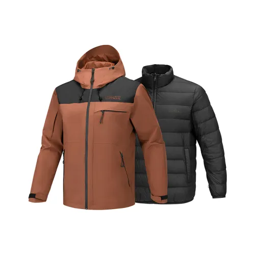 Skechers Водонепроницаемый Ветрозащитный Устойчивый к истиранию Водоотталкивающий Ветровка Мужская