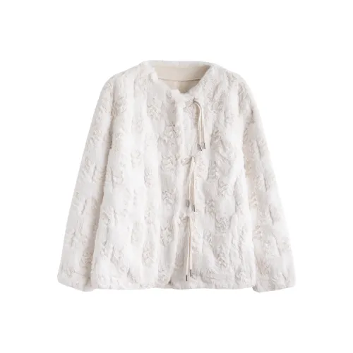 Tonlion Экрю Женские Меховые изделия