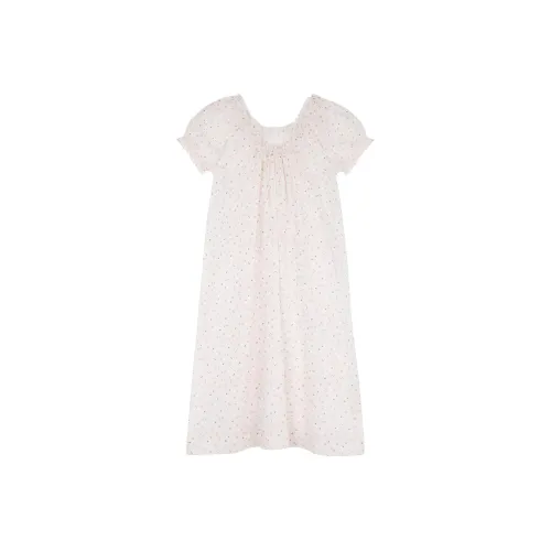 JIAQIULI Светло-розовый Белый Женские Короткие Платья с Короткими Рукавами