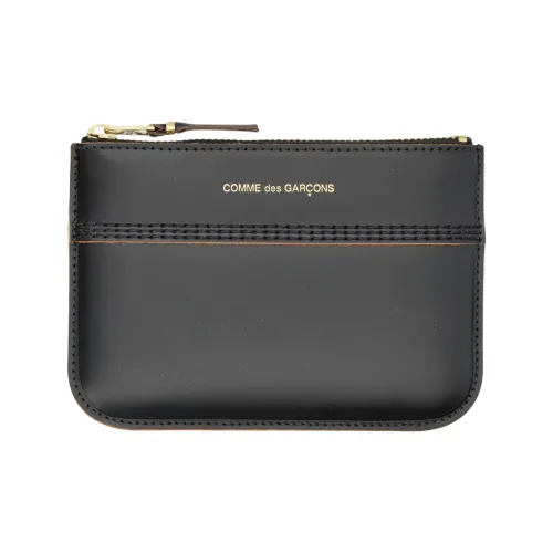 CDG Кожа Держатель для карт Мужской Черный