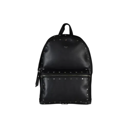 Jimmy Choo Leather Backpack Men's Black Джимми Чу Кожа Рюкзак Мужской Черный
