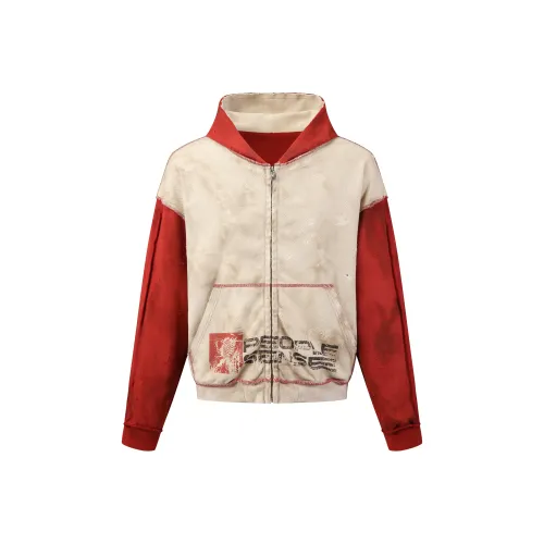 PEOPLESENSE Red Unisex Свитшоты