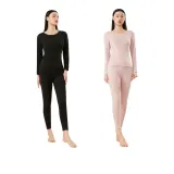 2 комплекта одежды (женский классический черный + женский персиково-розовый)