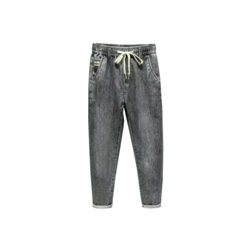 CAT'S PAW Черный Серый Цвет Унисекс Джинсы