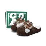 Brown [Флисовая подкладка] [Двойной бант]