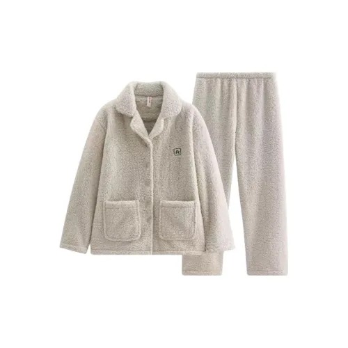 FENTENG FJ26940679 Овсяные Женские Пижамные Комплекты