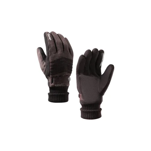 Jeep Тыльная сторона руки FABRIC PIG Замша Кожа Пальма 100% полиэстер Подкладка 100% полиэстер Перчатки Мужские