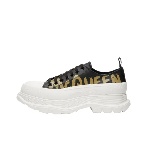 Alexander McQueen Tread Slick Low Топ Повседневная обувь Мужская Черная
