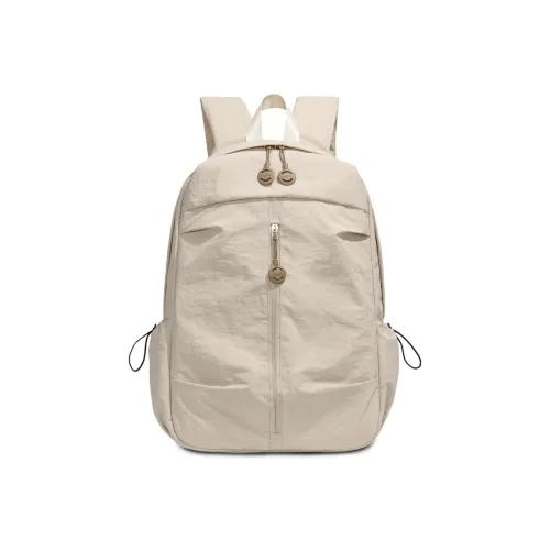 SUPEREDGE Ecru Unisex Backpacks SUPEREDGE Экрю Унисекс Рюкзаки