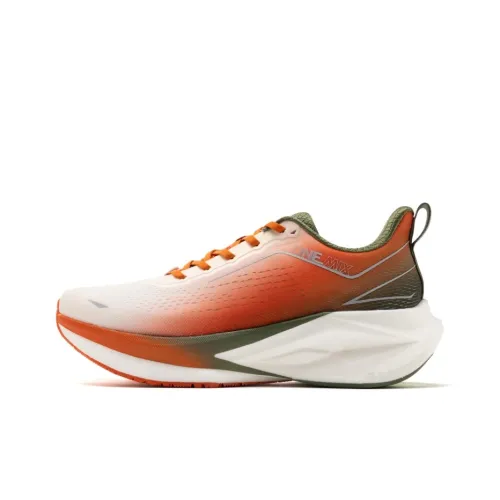 ONEMIX Беговые кроссовки Унисекс Коричневый Яркий Красный