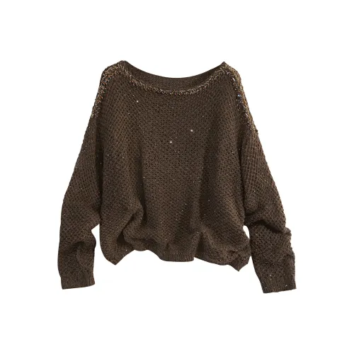 Cypress House Стиль Майярд Коричневый Женские Трикотаж