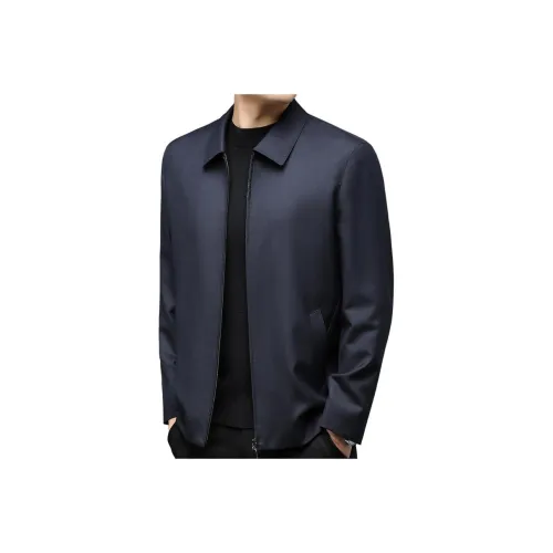 TAIZILONG Темно-синие мужские куртки