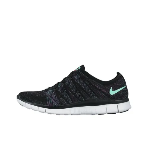 Nike Free Flyknit Беговые кроссовки Мужские Черные