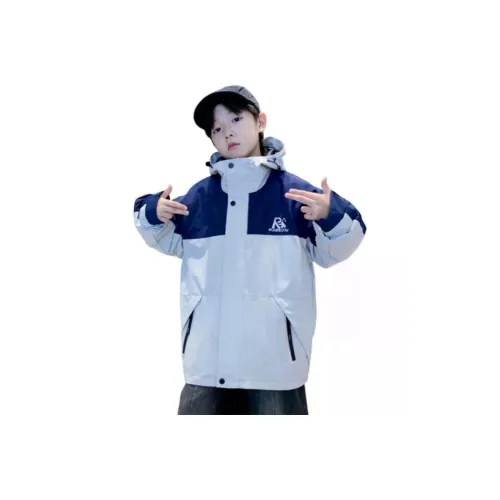 YUGUOGUO Темно-синий синий пальто с подкладкой унисекс ветровка