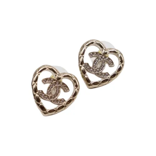 Серьги-гвоздики CHANEL Унисекс Золото