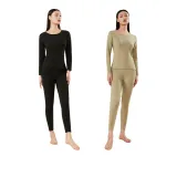 2 комплекта одежды (женский классический черный + женский матча зеленый)