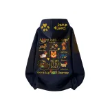 Тяжелый полиэстер-хлопок, темно-синий