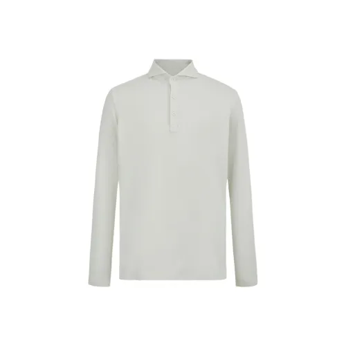 URBAN REVIVO Экрю Мужская Рубашка Поло