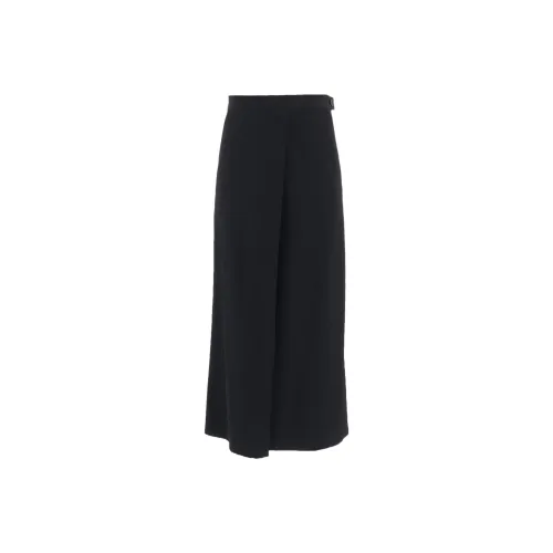 Yohji Yamamoto Femme FW25 Шерсть Gabardine FLARE Брюки Повседневные Брюки Женские
