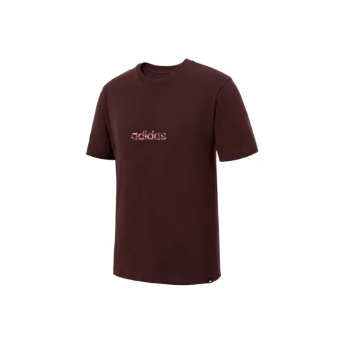 Adidas Мужская футболка бордового цвета