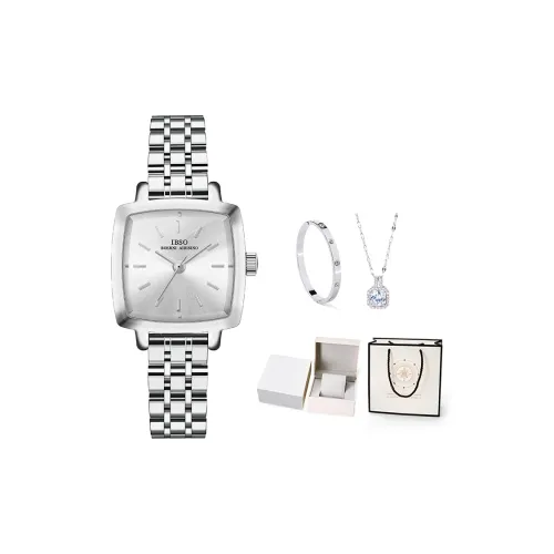 IBSO Marie Collection Кварцевый механизм ремешок из нержавеющей стали женские часы серебристый циферблат